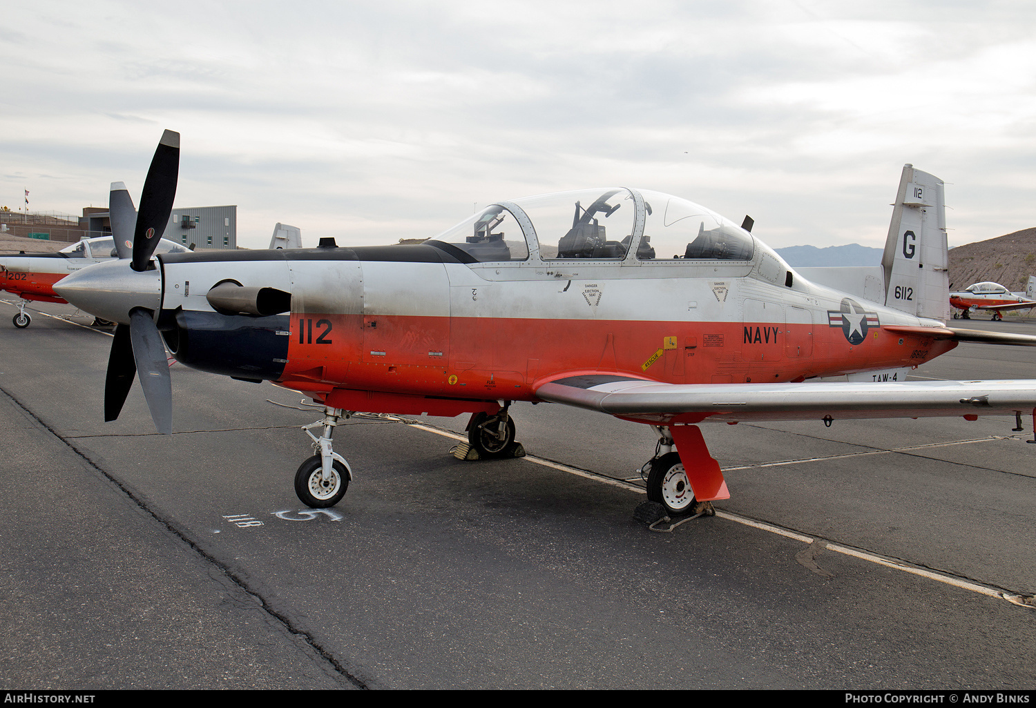 Aircraft Photo of 166112 / 6112 | Hawker Beechcraft T-6B Texan II | USA - Navy | AirHistory.net #808493