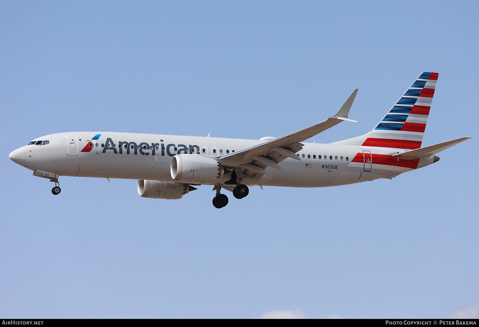 Aircraft Photo of N303UE | Boeing 737-8 Max 8 | American Airlines | AirHistory.net #808512