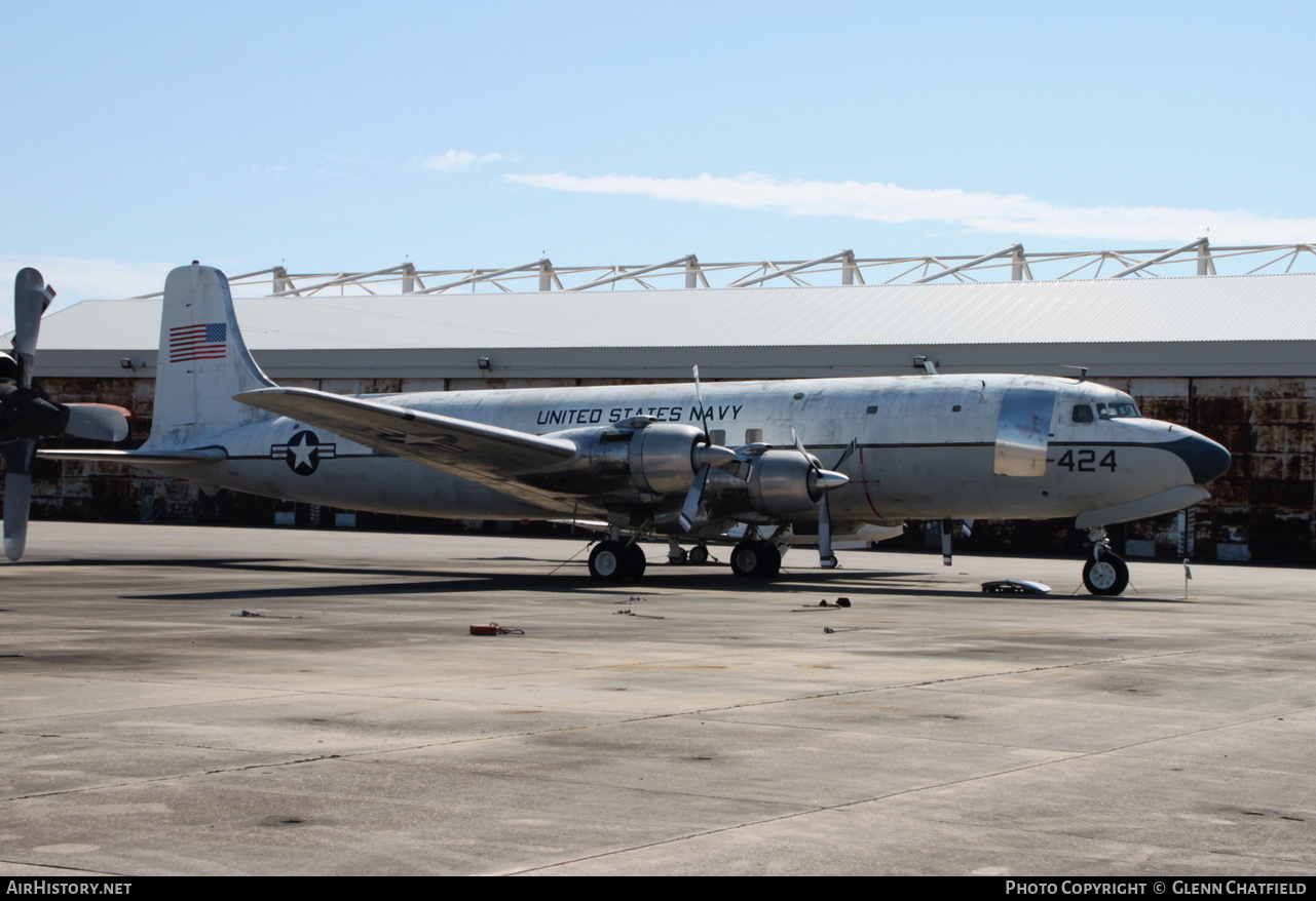 Aircraft Photo of 128424 | Douglas VC-118B Liftmaster | USA - Navy | AirHistory.net #808535
