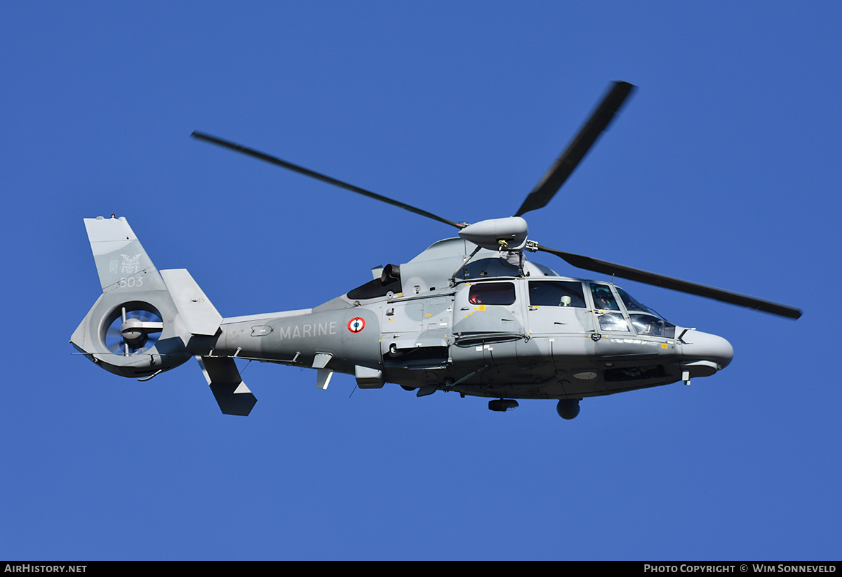 Aircraft Photo of 503 | Aerospatiale AS-565SA Panther | France - Navy | AirHistory.net #808549