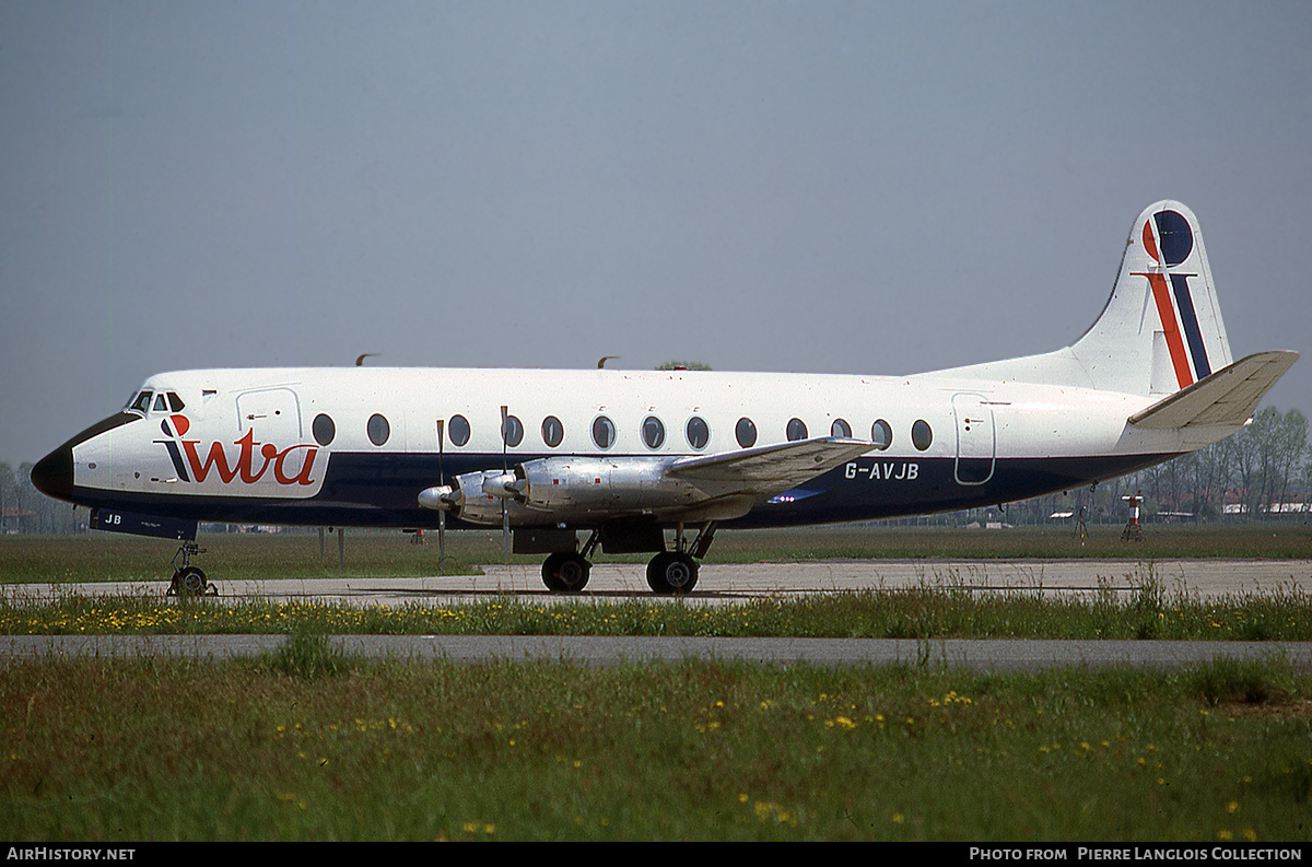 Aircraft Photo of G-AVJB | Vickers 815 Viscount | Intra Airways | AirHistory.net #808552