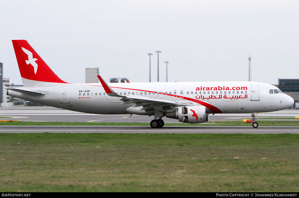 Aircraft Photo of A6-AOP | Airbus A320-214 | Air Arabia | AirHistory.net #808573