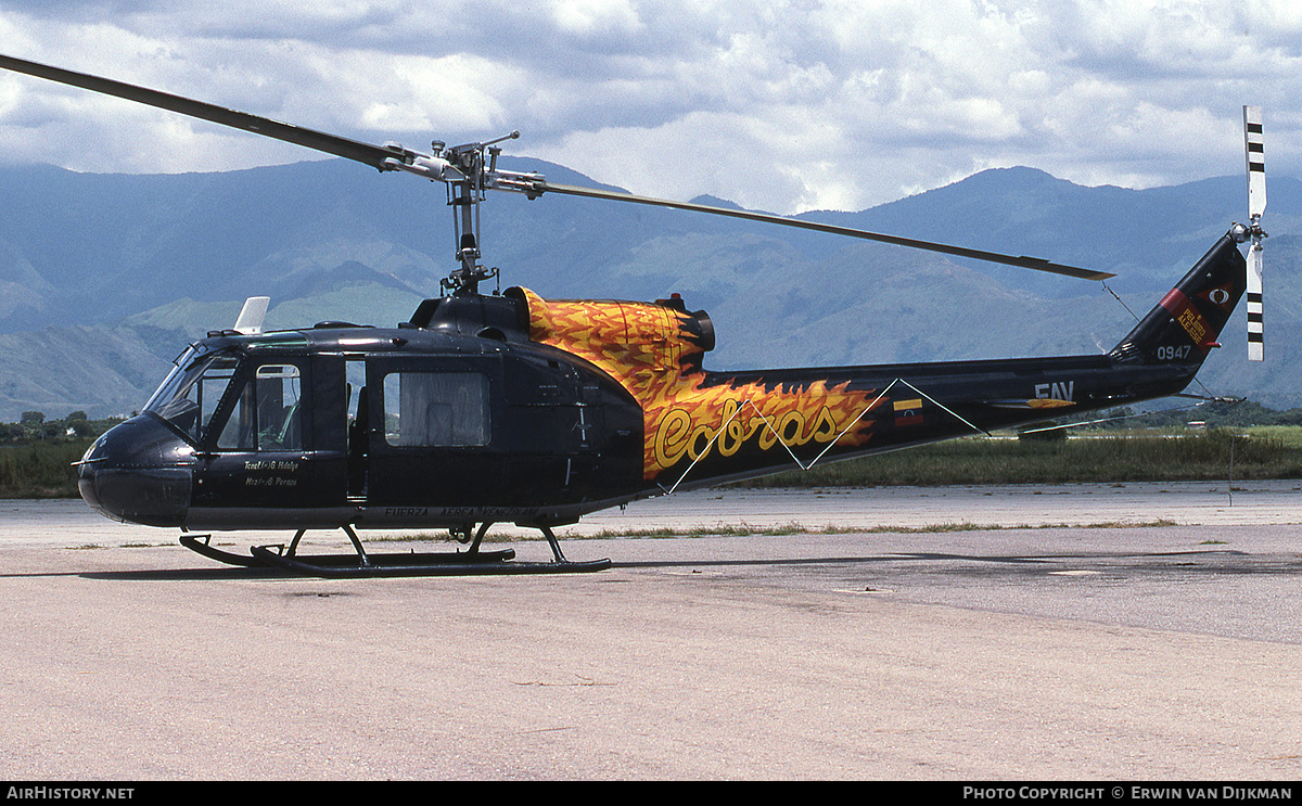 Aircraft Photo of 0947 | Bell UH-1B Iroquois | Venezuela - Air Force | AirHistory.net #808596