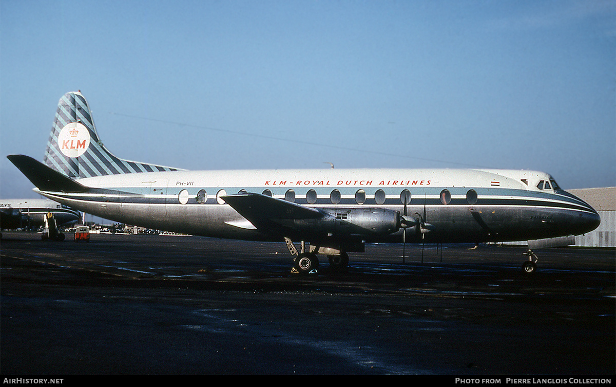 Aircraft Photo of PH-VII | Vickers 803 Viscount | KLM - Royal Dutch Airlines | AirHistory.net #808599