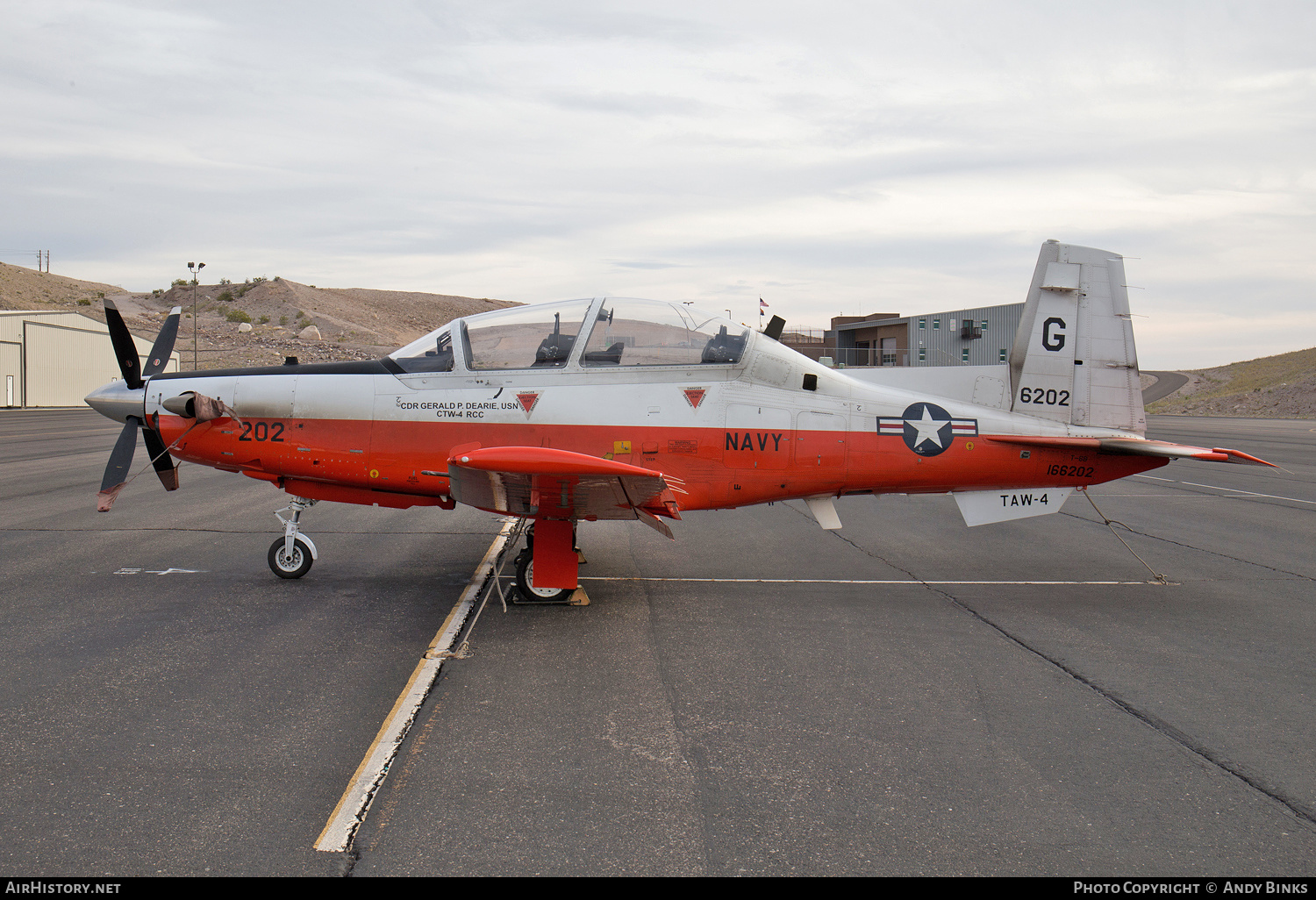 Aircraft Photo of 166202 / 6202 | Beechcraft T-6B Texan II | USA - Navy | AirHistory.net #808619
