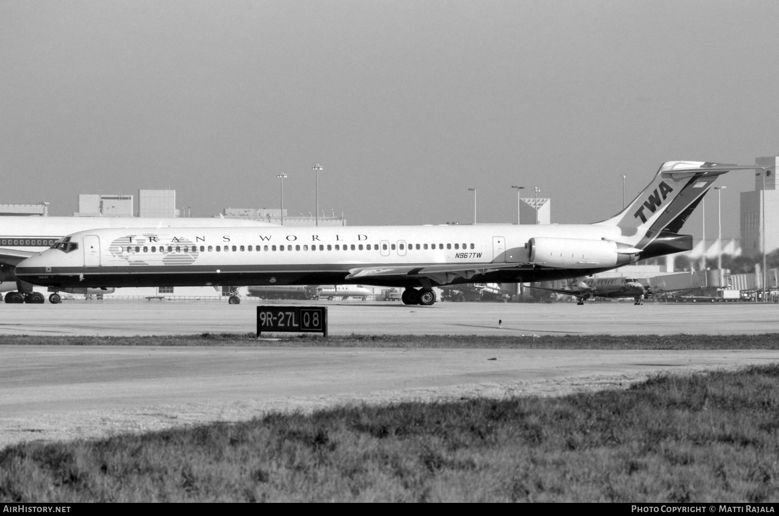 Aircraft Photo of N967TW | McDonnell Douglas MD-83 (DC-9-83) | Trans World Airline - TWA | AirHistory.net #808630