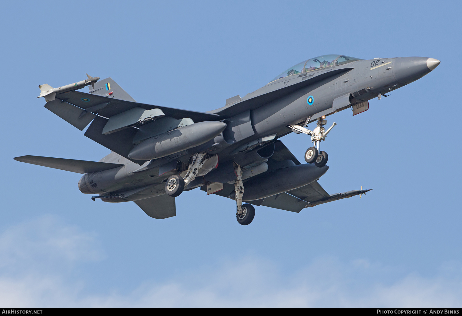 Aircraft Photo of M45-02 | McDonnell Douglas F/A-18D Hornet | Malaysia - Air Force | AirHistory.net #808652