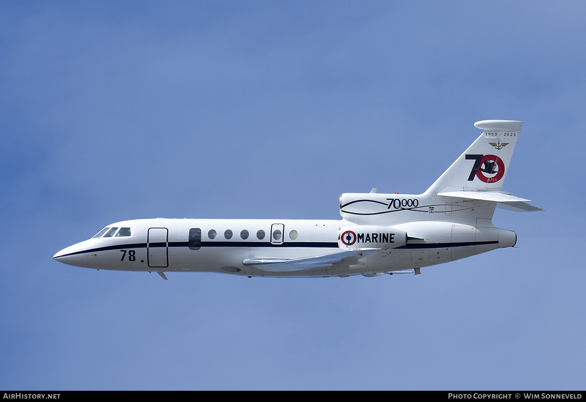 Aircraft Photo of 78 | Dassault Falcon 50MS Surmar | France - Navy | AirHistory.net #808677
