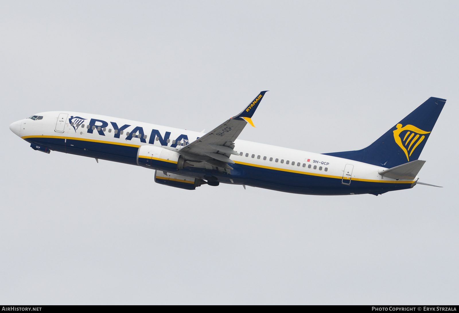 Aircraft Photo of 9H-QCP | Boeing 737-8AS | Ryanair | AirHistory.net #808683