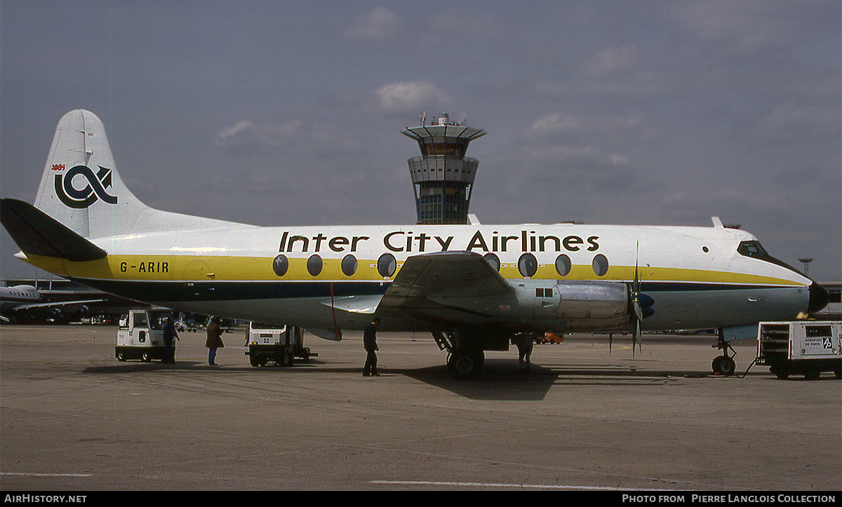 Aircraft Photo of G-ARIR | Vickers 708 Viscount | Inter City Airlines | AirHistory.net #808691