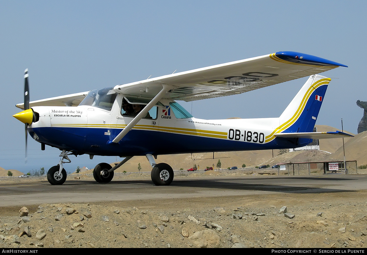 Aircraft Photo of OB-1830 | Cessna 152 | Master of the Sky Escuela de Pilotos | AirHistory.net #808707