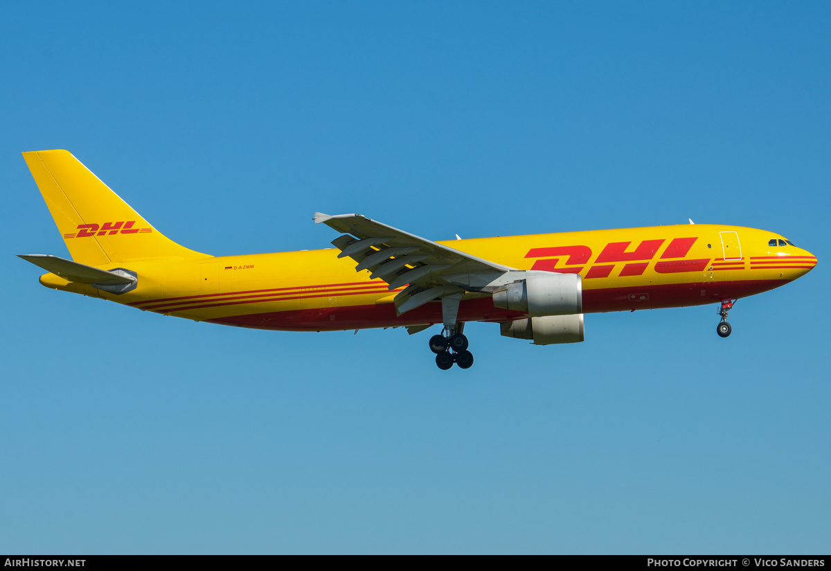 Aircraft Photo of D-AZMM | Airbus A300B4-622R(F) | DHL International | AirHistory.net #808716