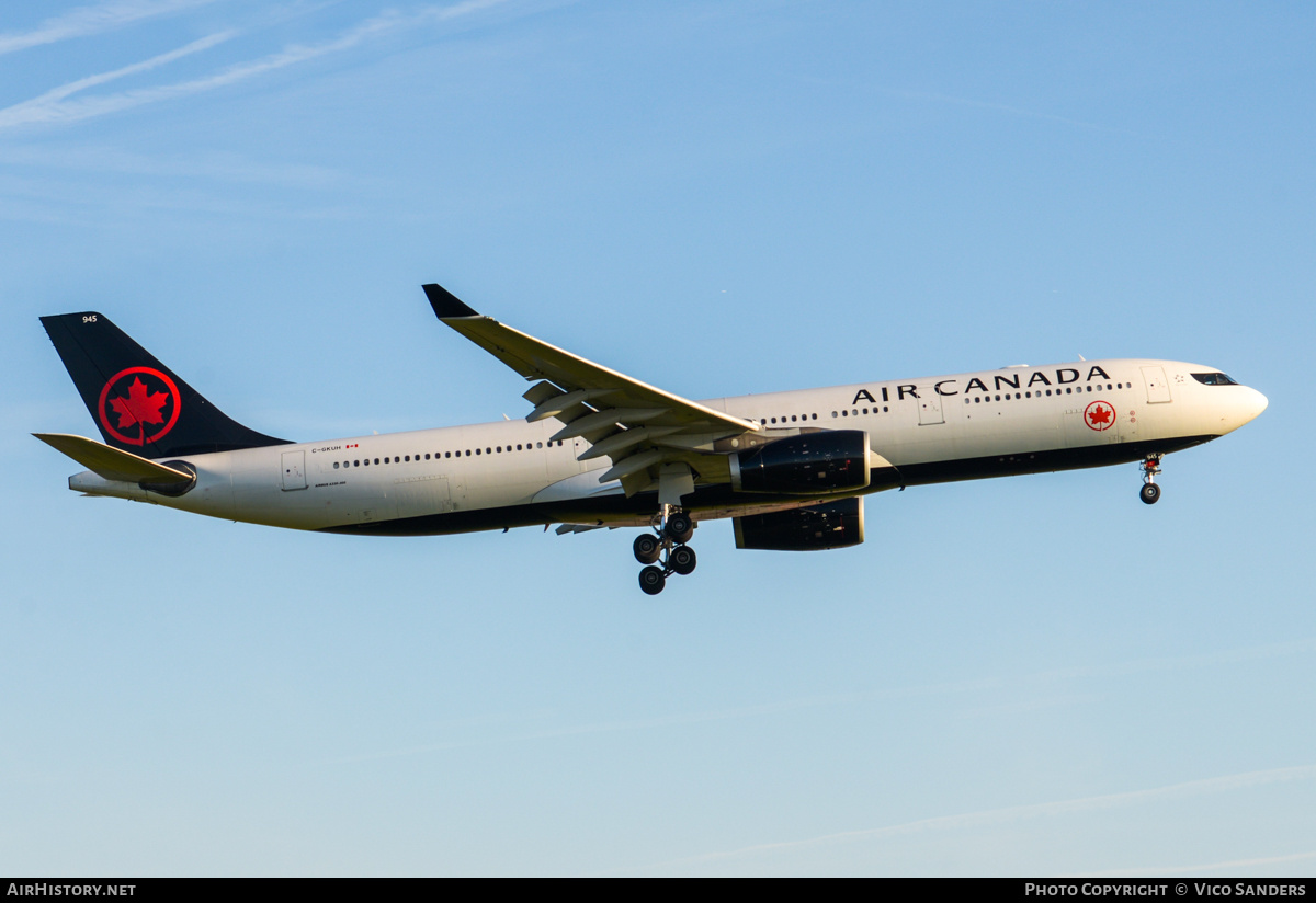 Aircraft Photo of C-GKUH | Airbus A330-343E | Air Canada | AirHistory.net #808745