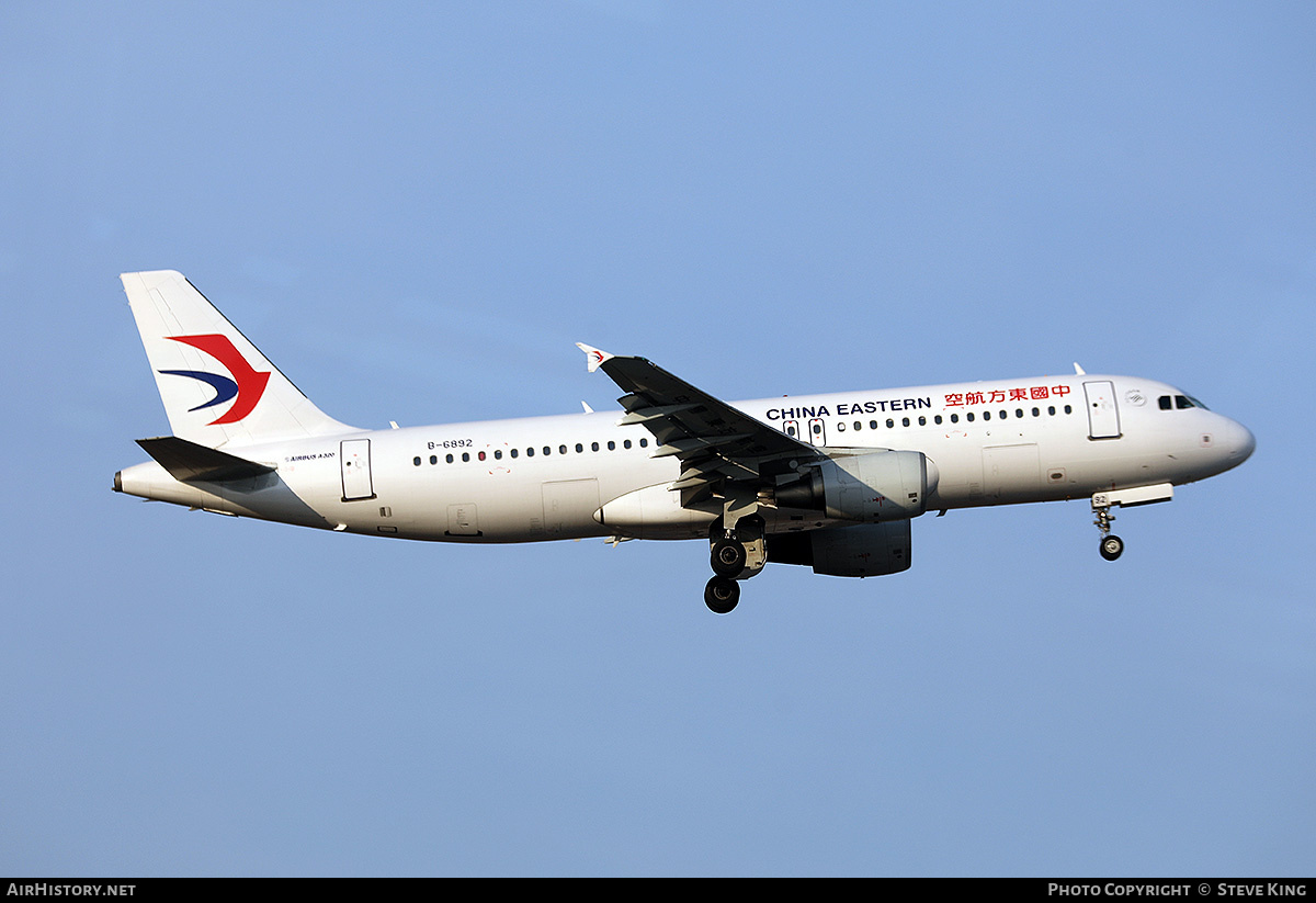Aircraft Photo of B-6892 | Airbus A320-232 | China Eastern Airlines | AirHistory.net #808748