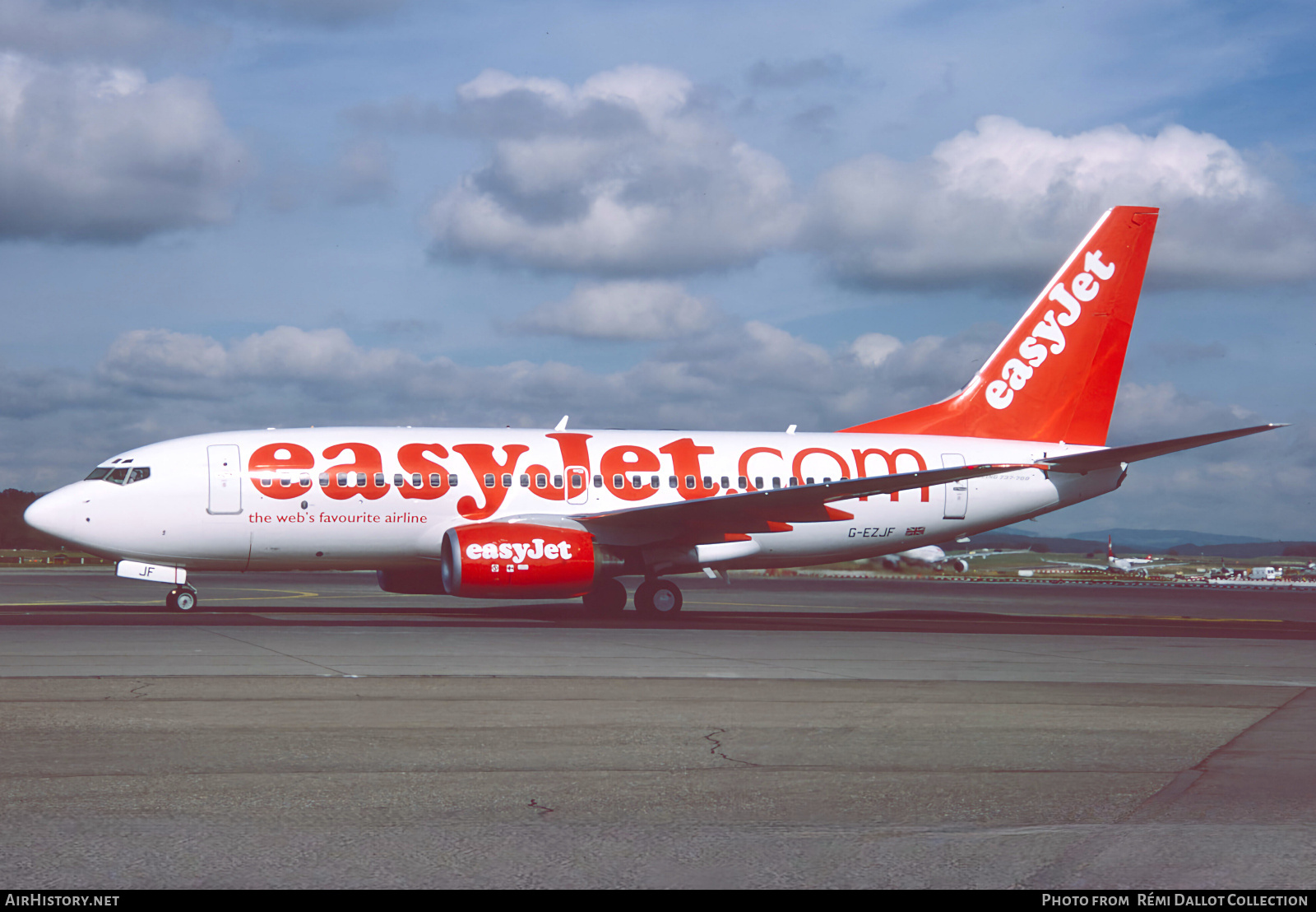 Aircraft Photo of G-EZJF | Boeing 737-73V | EasyJet | AirHistory.net #808753