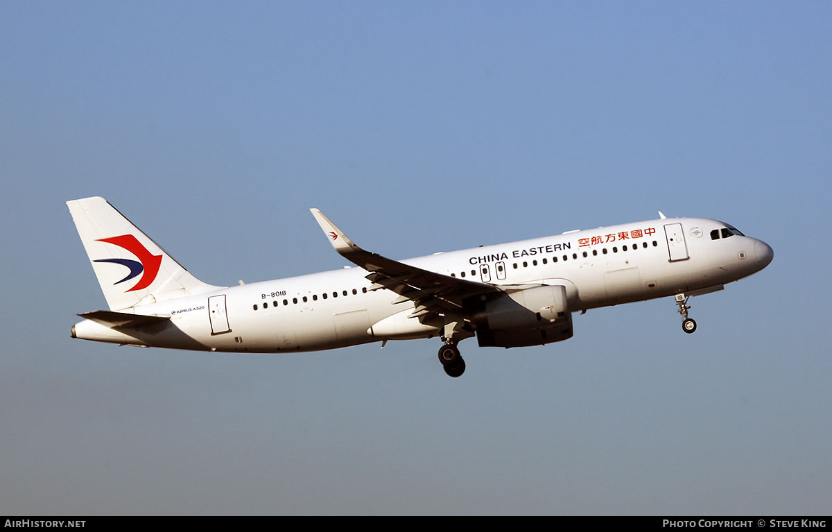 Aircraft Photo of B-8018 | Airbus A320-232 | China Eastern Airlines | AirHistory.net #808757