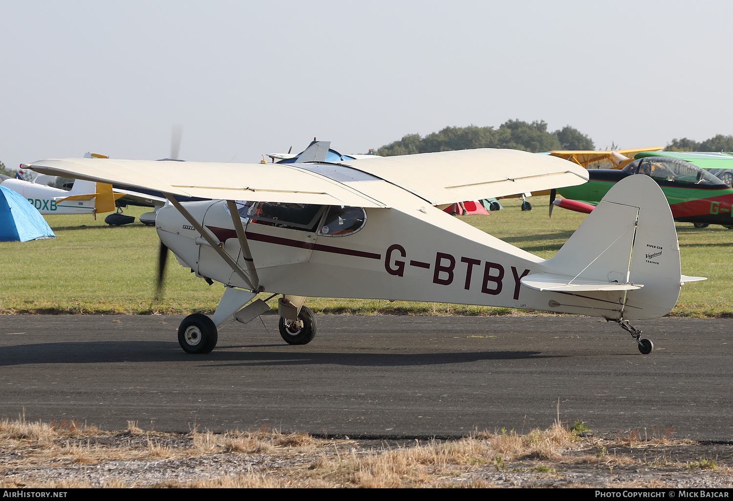 Aircraft Photo of G-BTBY | Piper PA-17 Vagabond | AirHistory.net #808758