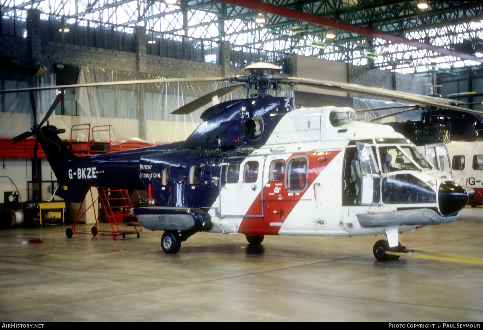 Aircraft Photo of G-BKZE | Aerospatiale AS-332L Super Puma | British International Helicopters | AirHistory.net #808769