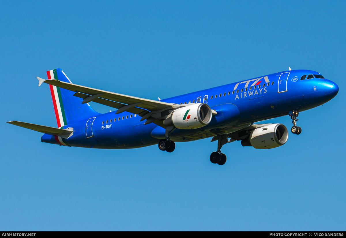 Aircraft Photo of EI-DSY | Airbus A320-216 | ITA Airways | AirHistory.net #808770