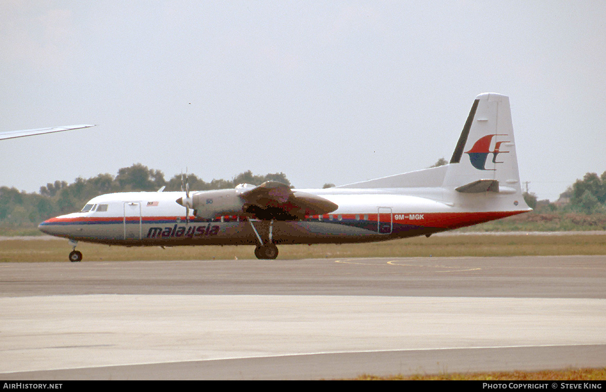 Aircraft Photo of 9M-MGK | Fokker 50 | Malaysia Airlines | AirHistory.net #808819