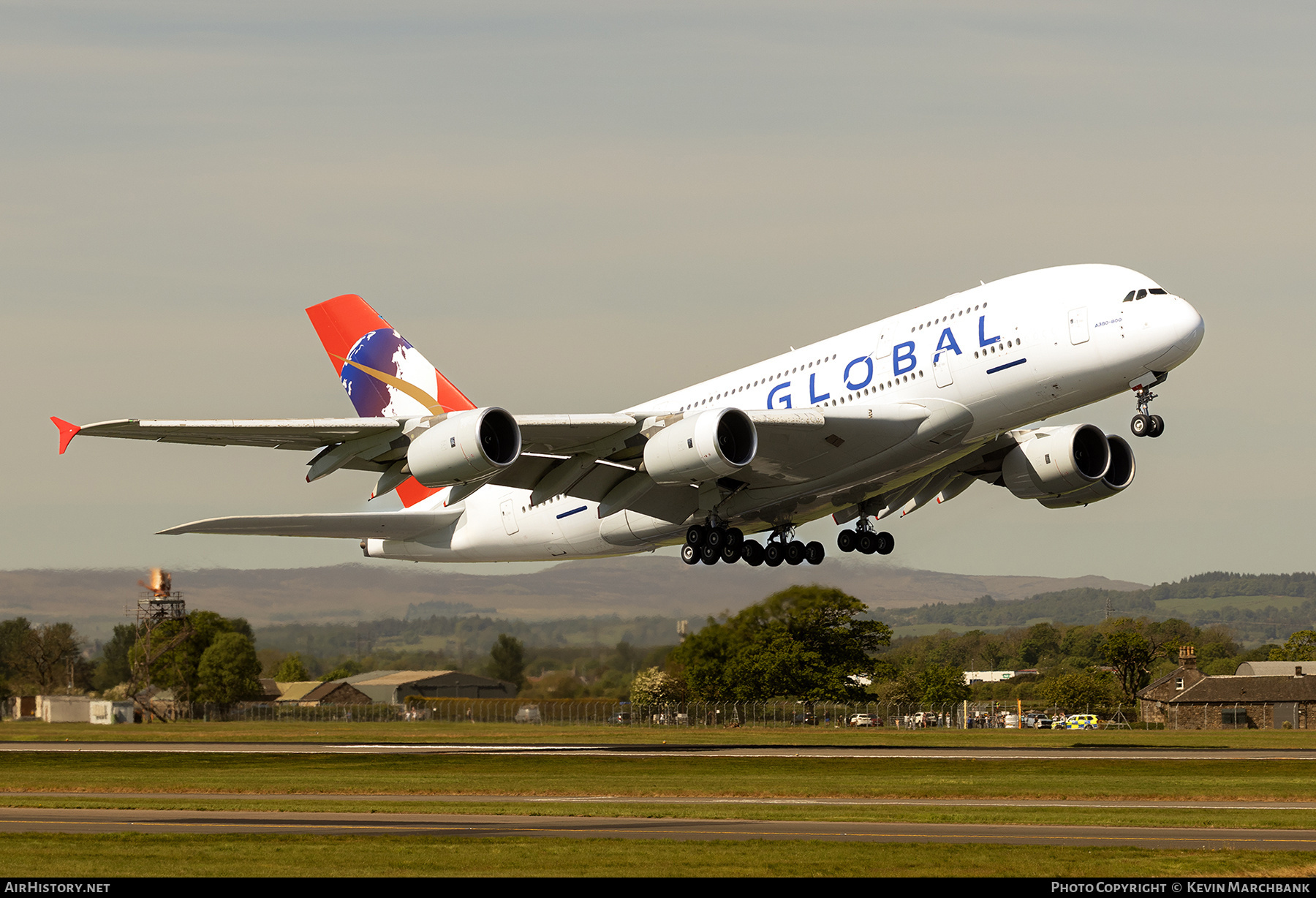 Aircraft Photo of 9H-GLOBL | Airbus A380-841 | Global Airlines | AirHistory.net #808830
