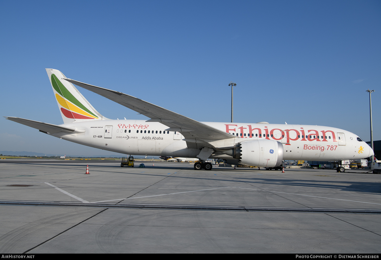 Aircraft Photo of ET-AOR | Boeing 787-8 Dreamliner | Ethiopian Airlines | AirHistory.net #808908