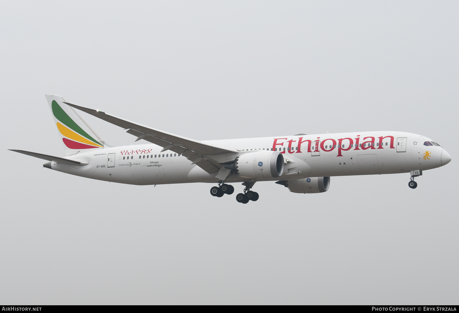 Aircraft Photo of ET-AXS | Boeing 787-9 Dreamliner | Ethiopian Airlines | AirHistory.net #808970