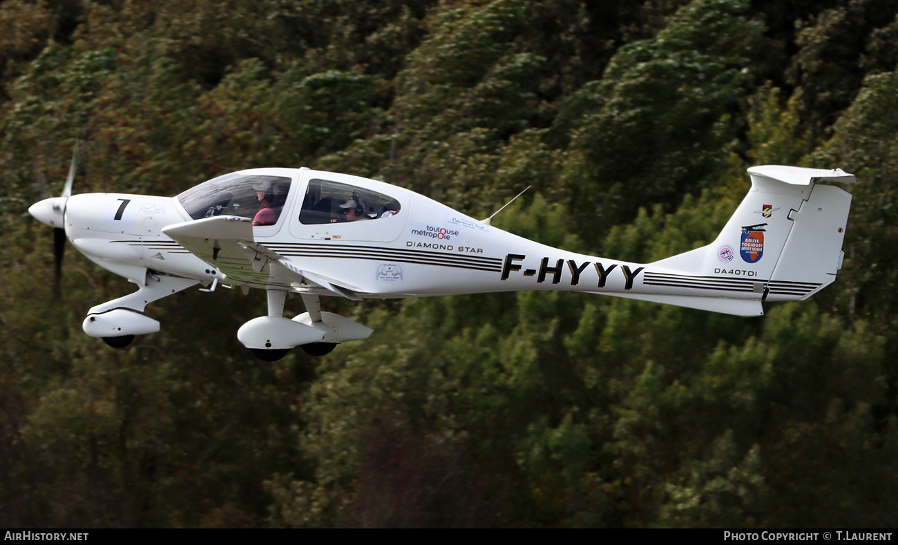 Aircraft Photo of F-HYYY | Diamond DA40D Diamond Star TDI | AirHistory.net #808995