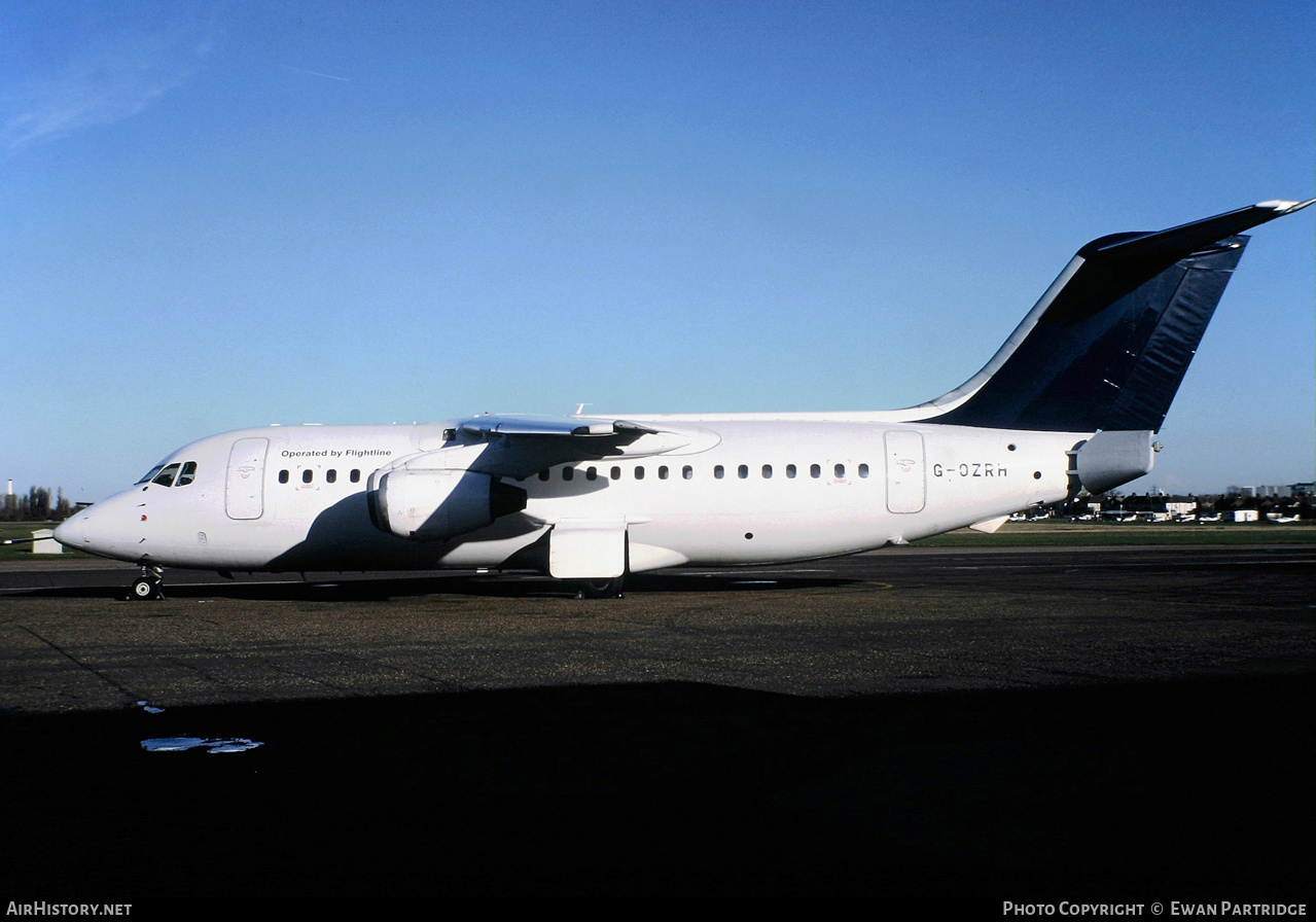 Aircraft Photo of G-OZRH | British Aerospace BAe-146-200 | Flightline | AirHistory.net #809007