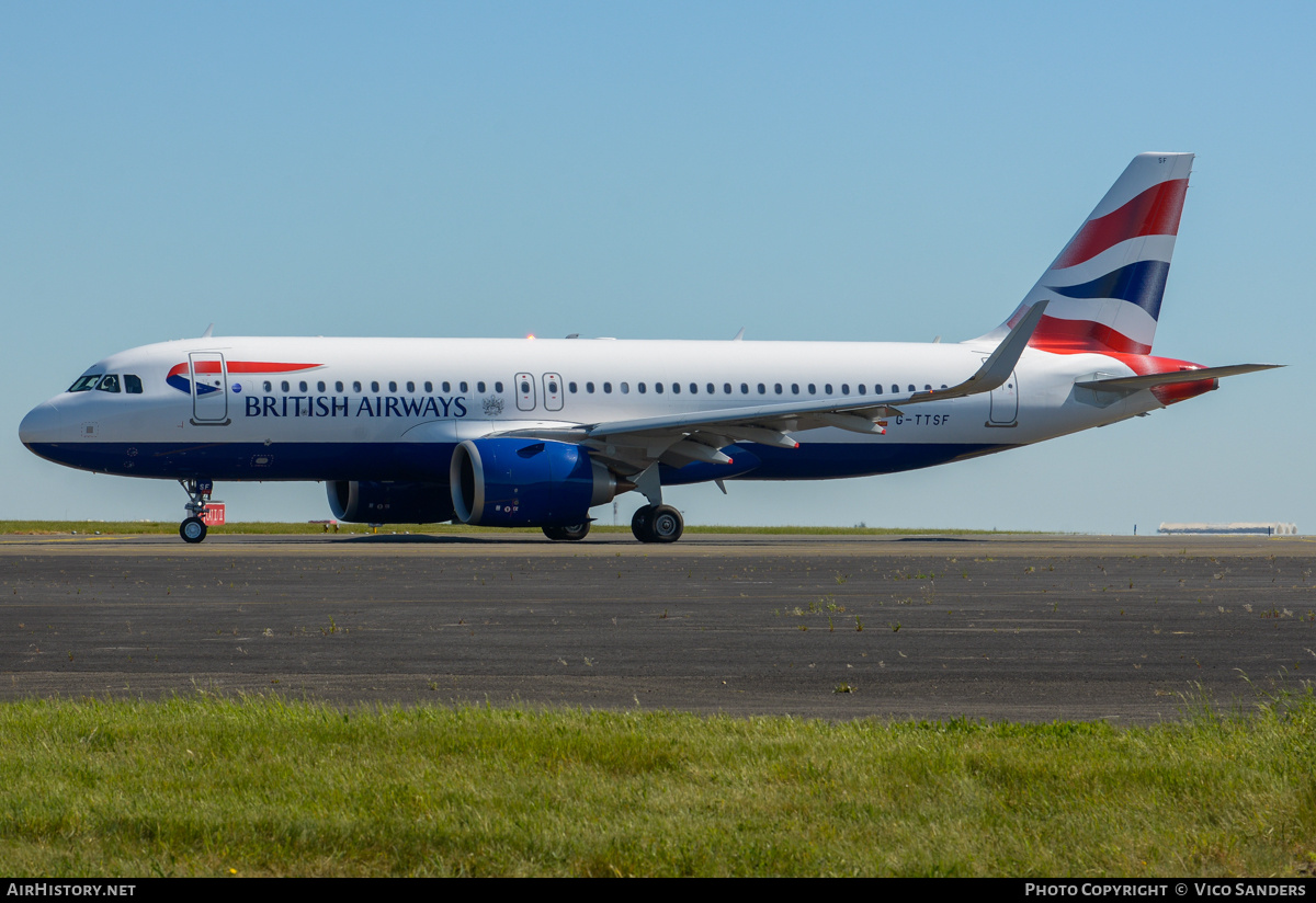 Aircraft Photo of G-TTSF | Airbus A320-251N | British Airways | AirHistory.net #809048