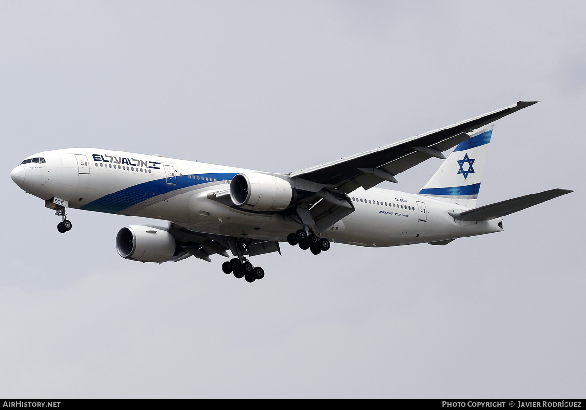Aircraft Photo of 4X-ECB | Boeing 777-258/ER | El Al Israel Airlines | AirHistory.net #809053