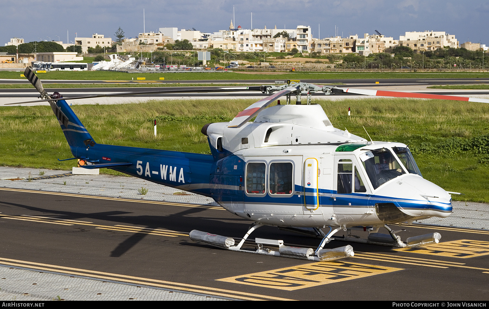 Aircraft Photo of 5A-WMA | Agusta AB-412 | AirHistory.net #809060