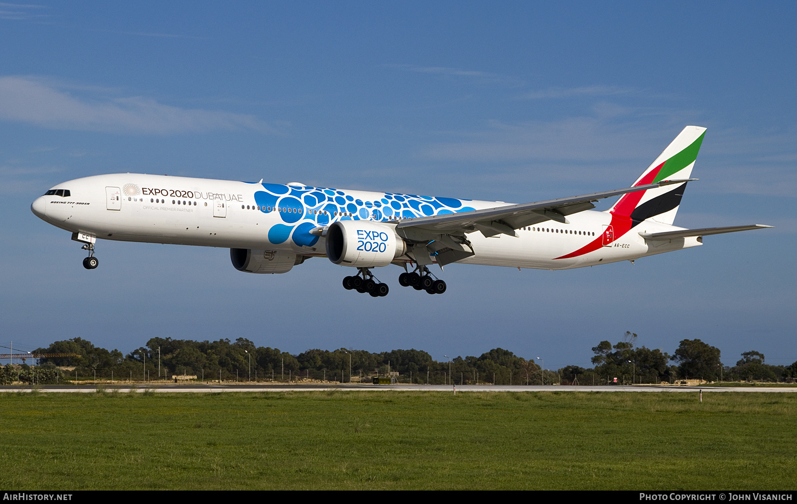 Aircraft Photo of A6-ECC | Boeing 777-36N/ER | Emirates | AirHistory.net #809065