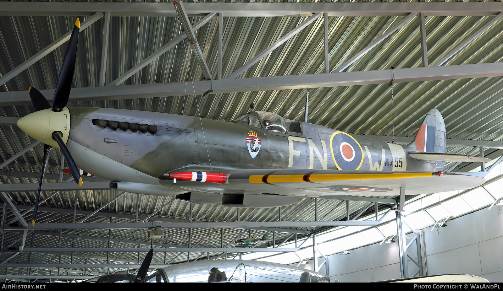 Aircraft Photo of MA755 | Supermarine 361 Spitfire Mk9 (model) | UK - Air Force | AirHistory.net #809084
