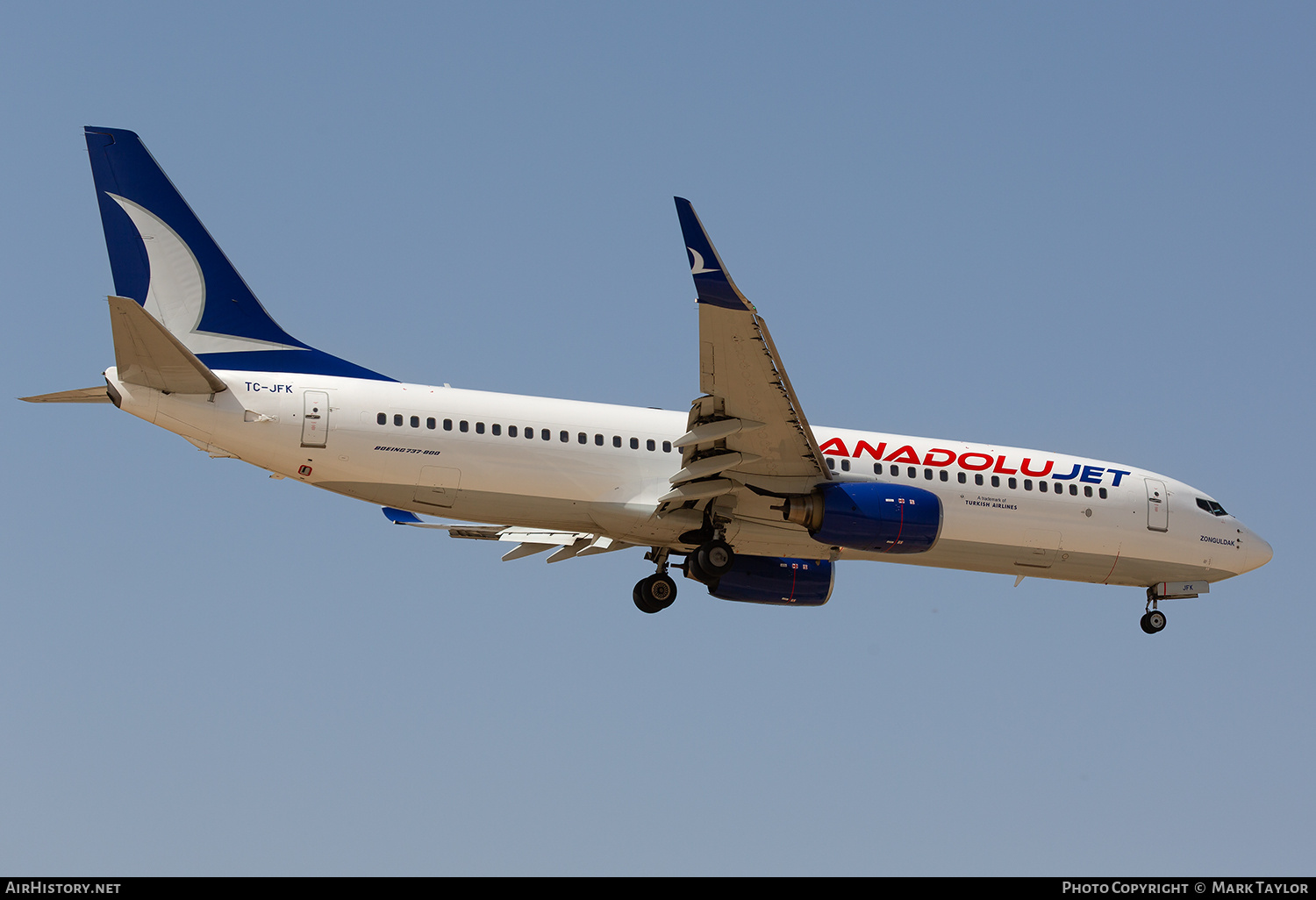Aircraft Photo of TC-JFK | Boeing 737-8F2 | AnadoluJet | AirHistory.net #809096