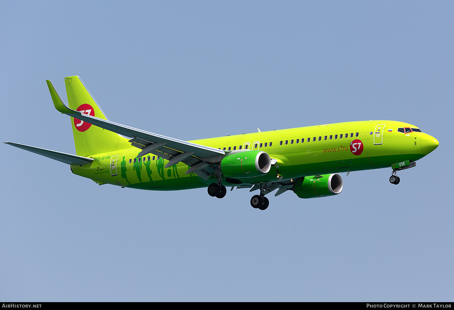 Aircraft Photo of VQ-BVM | Boeing 737-8GJ | S7 Airlines | AirHistory.net #809098