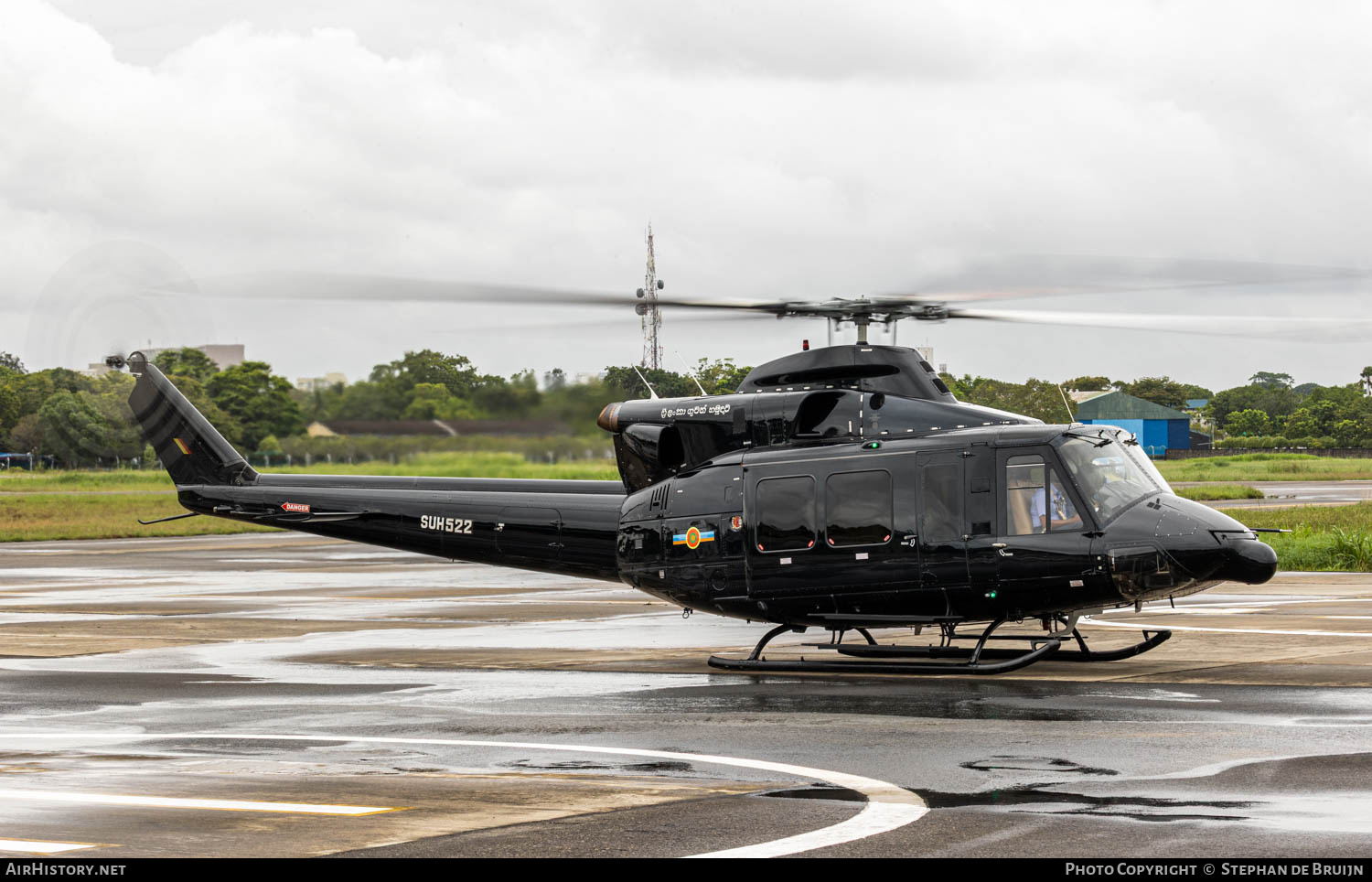 Aircraft Photo of SUH-522 | Bell 412 | Sri Lanka - Air Force | AirHistory.net #809100