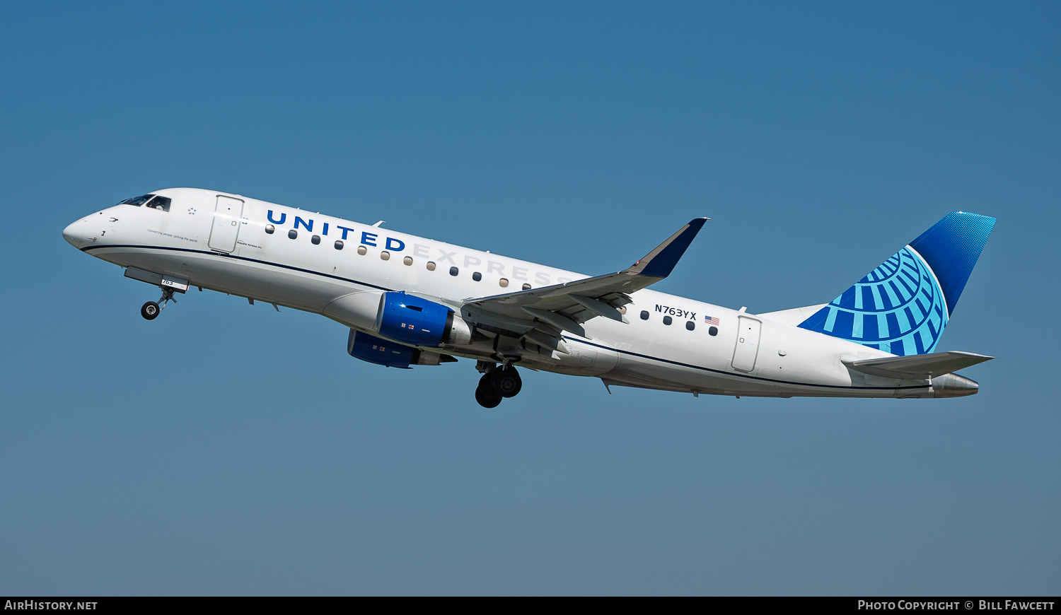 Aircraft Photo of N763YX | Embraer 175LR (ERJ-170-200LR) | United Express | AirHistory.net #809153