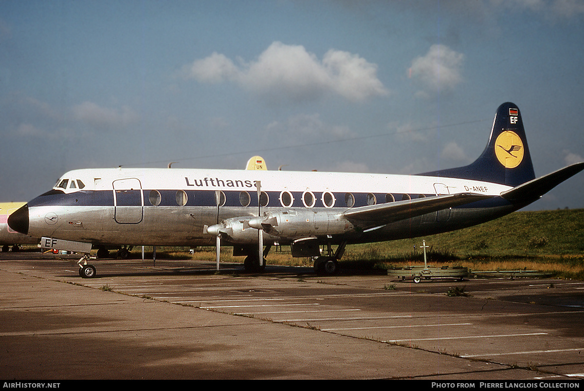 Aircraft Photo of D-ANEF | Vickers 814 Viscount | Lufthansa | AirHistory.net #809155
