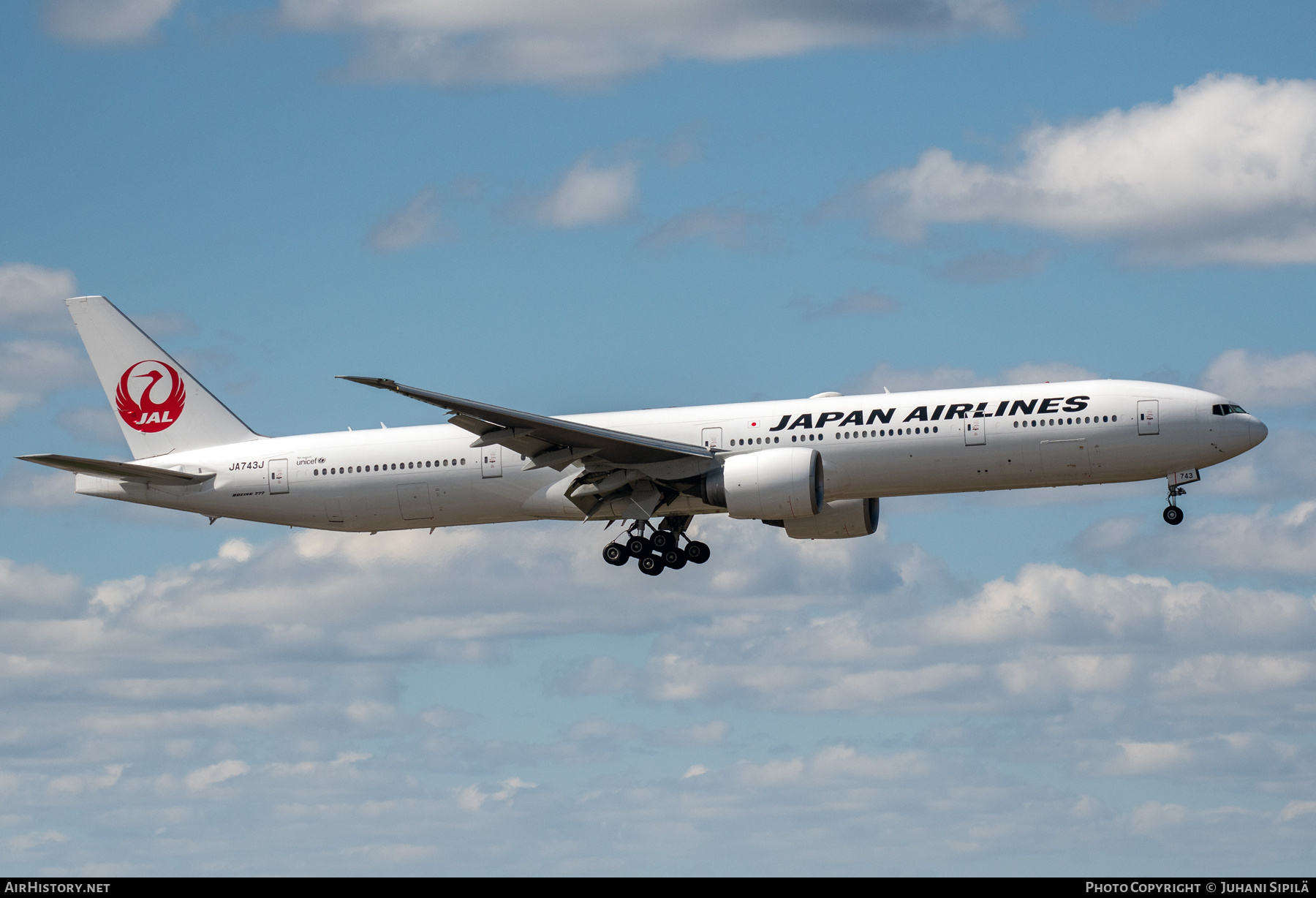 Aircraft Photo of JA743J | Boeing 777-346/ER | Japan Airlines - JAL | AirHistory.net #809181