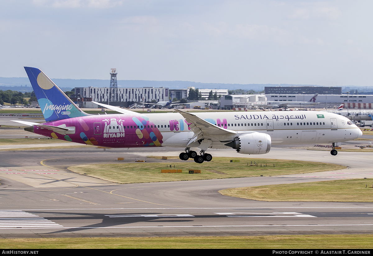 Aircraft Photo of HZ-ARB | Boeing 787-9 Dreamliner | Saudia - Saudi Arabian Airlines | AirHistory.net #809186