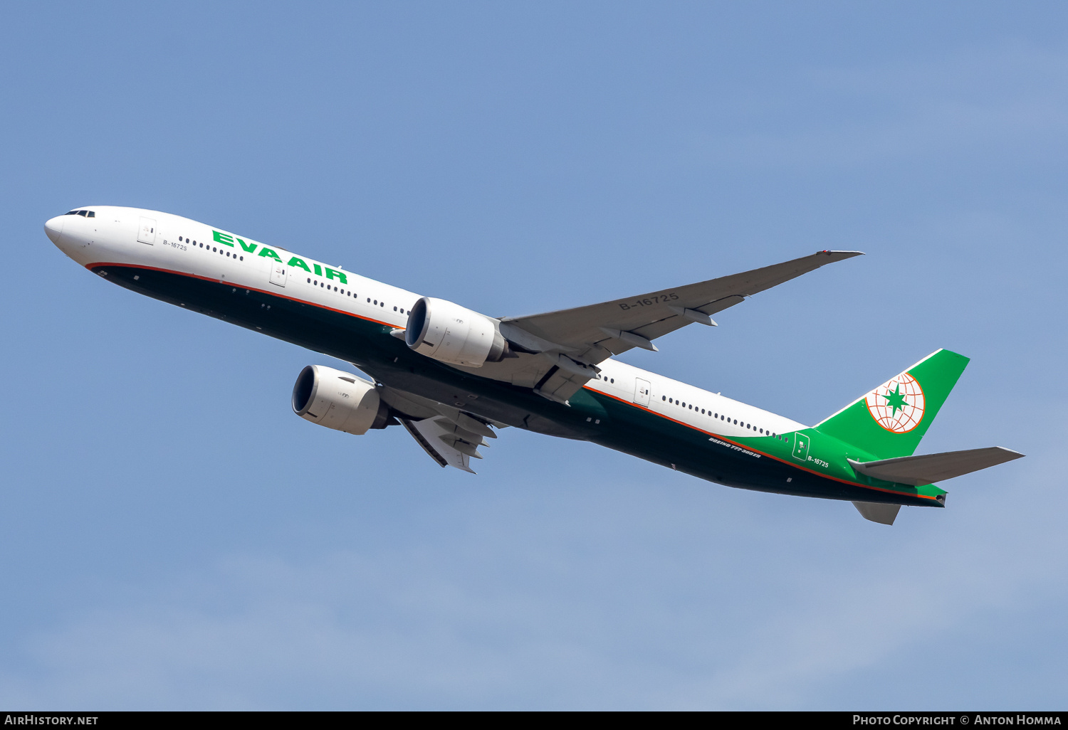 Aircraft Photo of B-16725 | Boeing 777-35E/ER | EVA Air | AirHistory.net #809221
