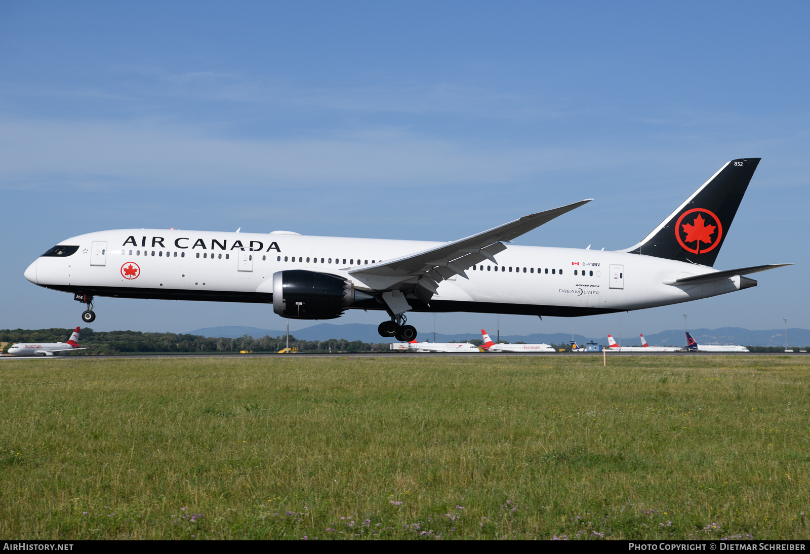 Aircraft Photo of C-FSBV | Boeing 787-9 Dreamliner | Air Canada | AirHistory.net #809258