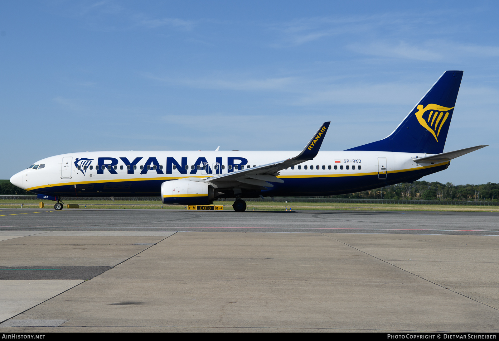 Aircraft Photo of SP-RKD | Boeing 737-8AS | Ryanair | AirHistory.net #809259