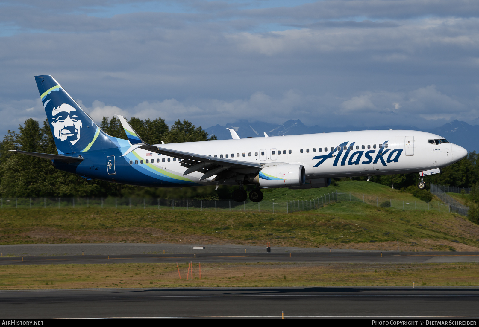 Aircraft Photo of N519AS | Boeing 737-890 | Alaska Airlines | AirHistory.net #809280