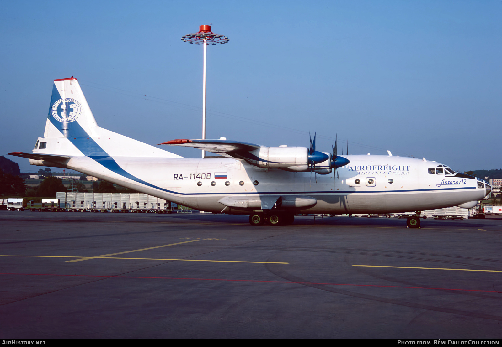 Aircraft Photo of RA-11408 | Antonov An-12B | Aerofreight Airlines | AirHistory.net #809288