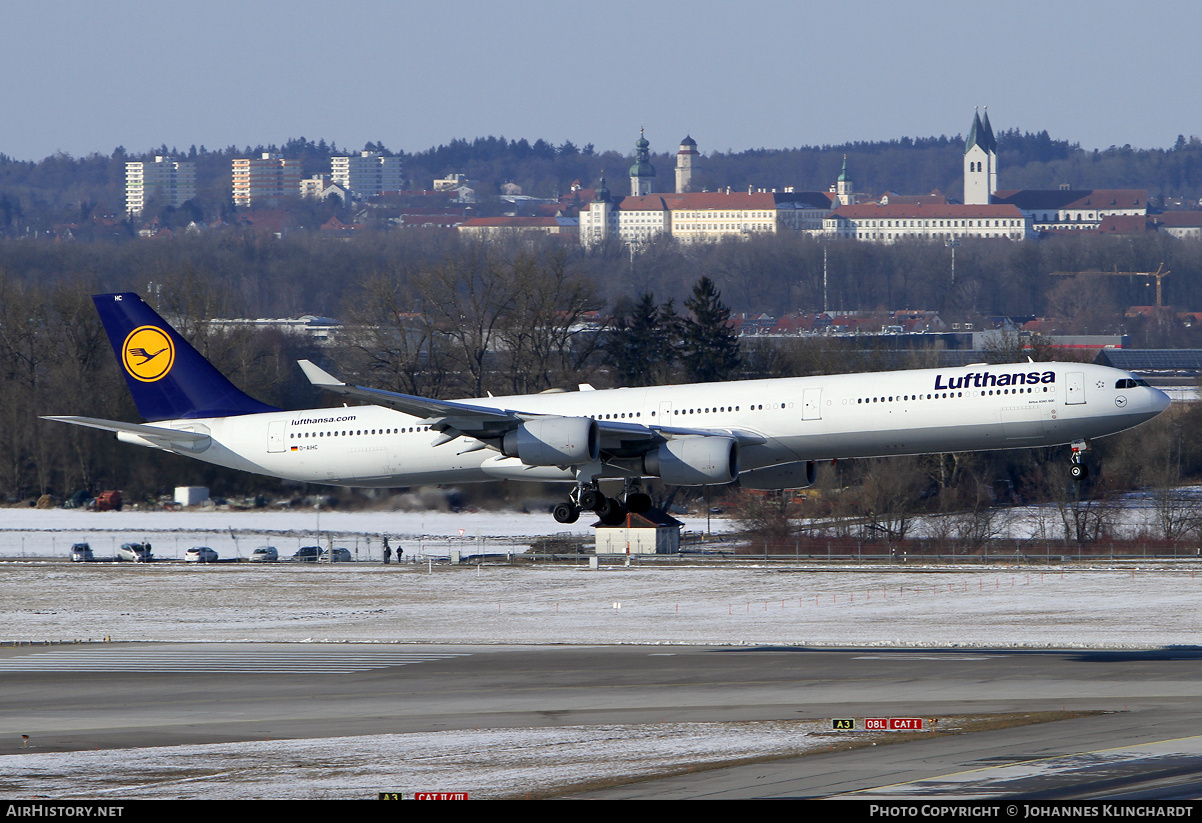 Aircraft Photo of D-AIHC | Airbus A340-642 | Lufthansa | AirHistory.net #809303