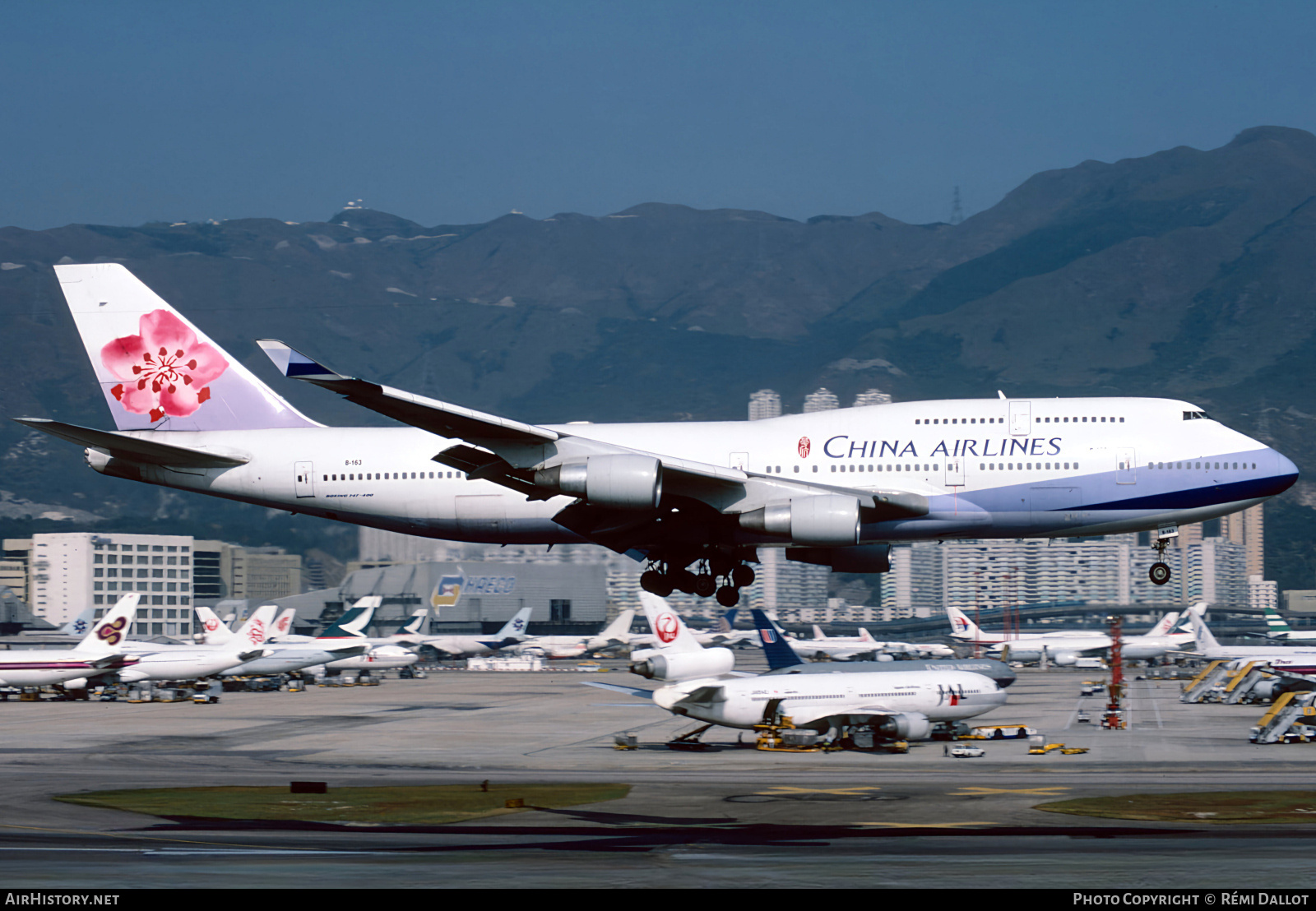 Aircraft Photo of B-163 | Boeing 747-409 | China Airlines | AirHistory.net #809356