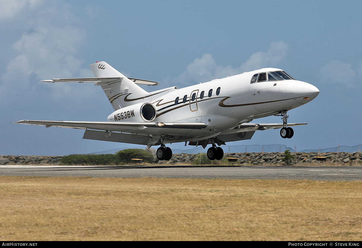 Aircraft Photo of N553BW | Raytheon Hawker 800XP | AirHistory.net #809384