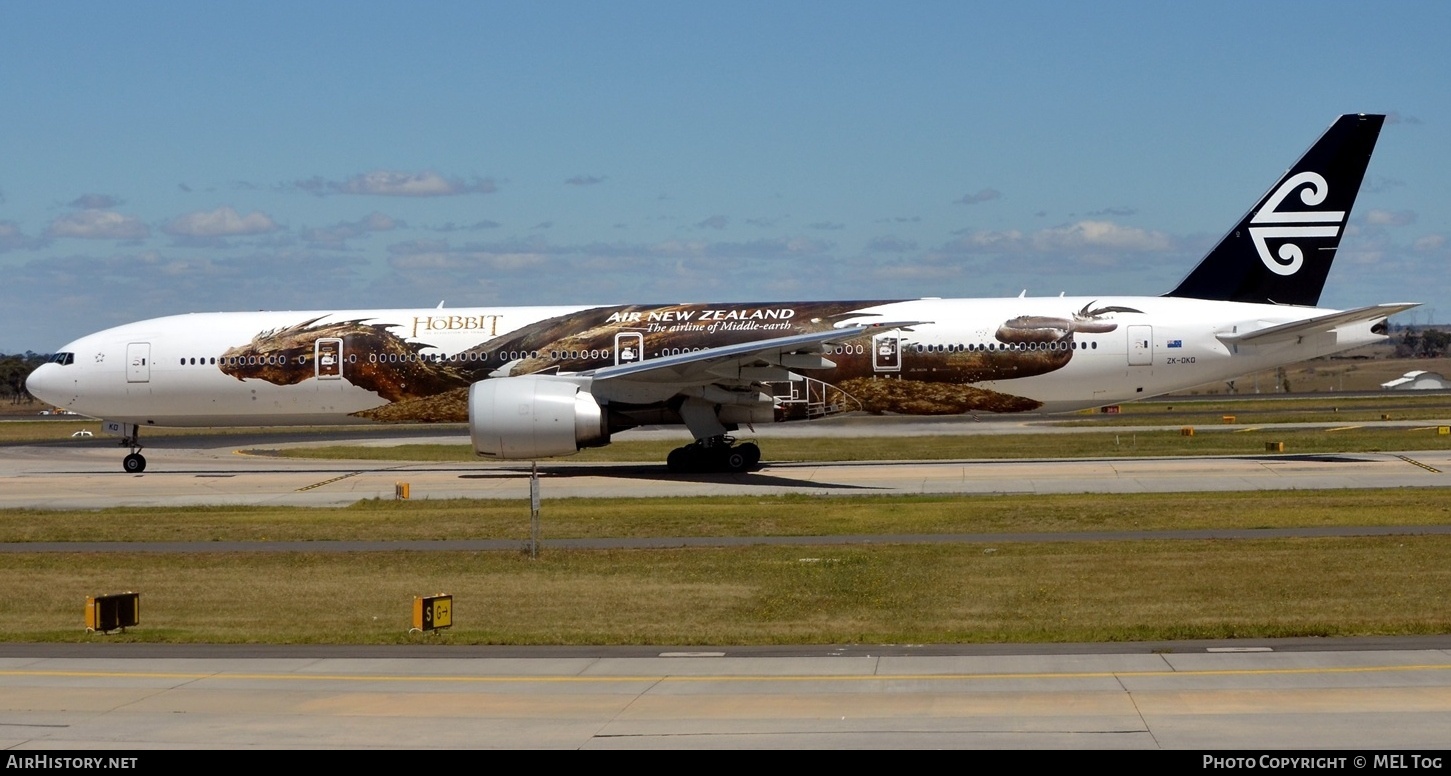 Aircraft Photo of ZK-OKO | Boeing 777-319/ER | Air New Zealand | AirHistory.net #809402